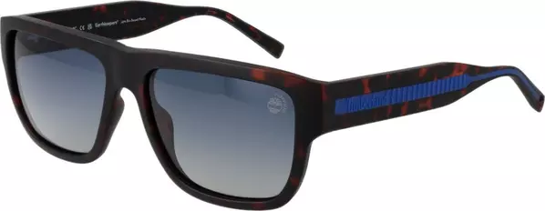 Brown Stainless Steel Sunglasses