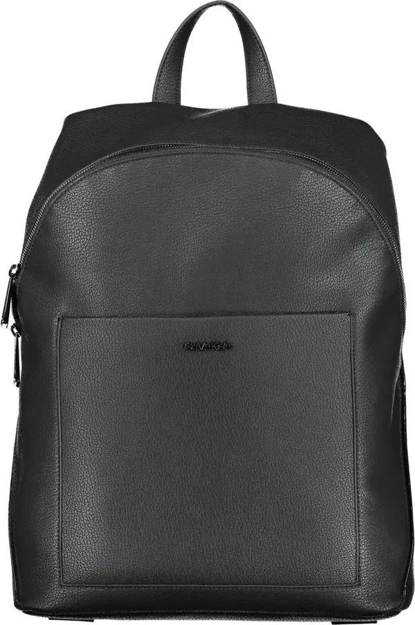Nero Poliestere Men Backpack