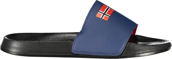 "Black Plastic Men Slipper"