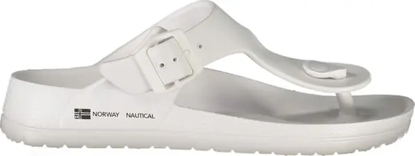 White Plastic Women Ciabatta