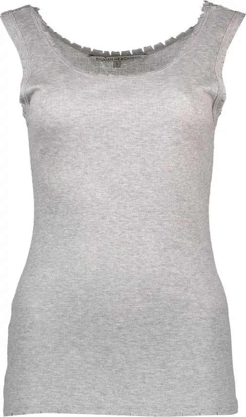 Grigio Viscosa Women T-Shirt