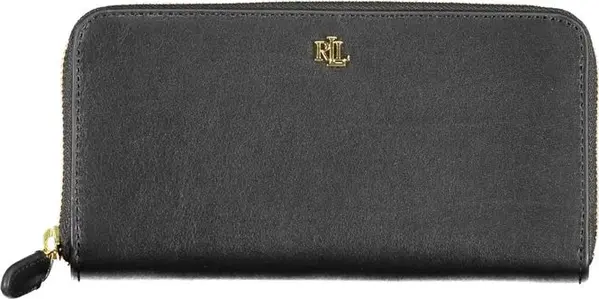 Black Leather Women Wallet