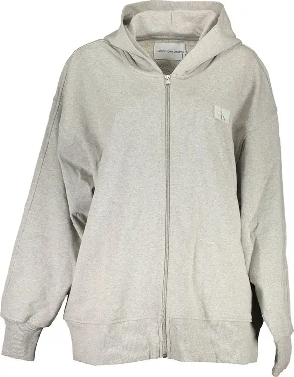 Grigio Recycled Cotton Donna Felpa