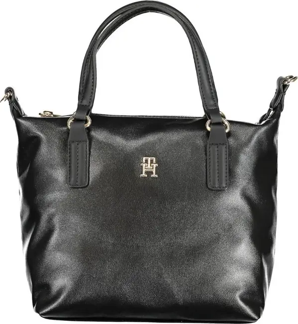 Nero Poliestere Woman Handbag