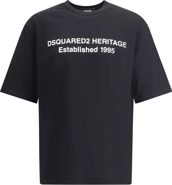 Black Cotton T-Shirt