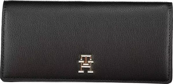 Black Polyurethane Women Wallet