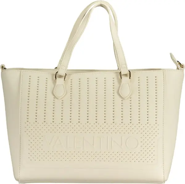 White Polyurethane Womens Bag with Handles