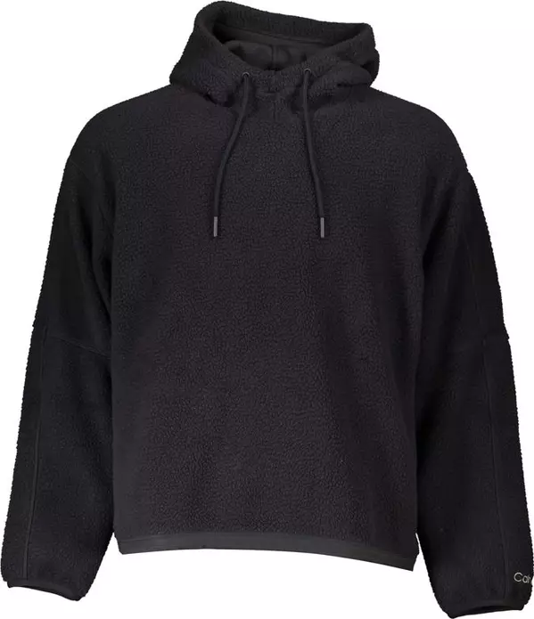 Black Polyester Men's Sweatshirt