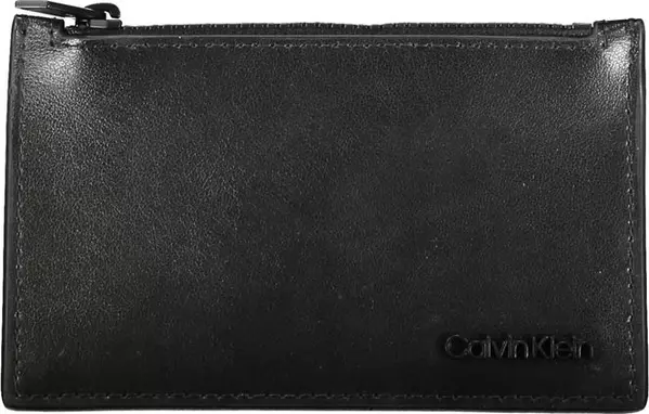 Black Leather Men Wallet