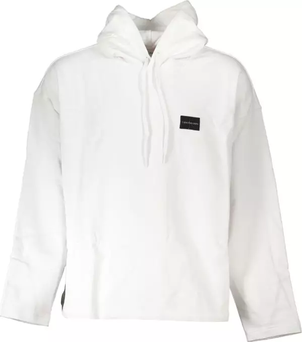 Bianco Cotton Male Sweatshirt