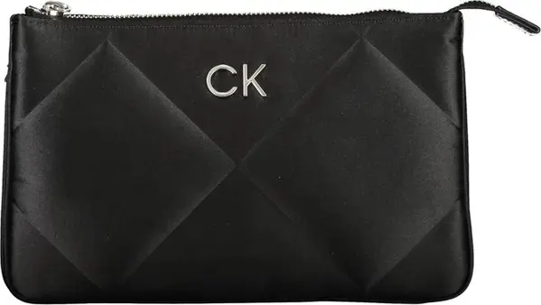 Black Polyester Women Shoulder Bag