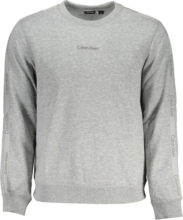 Grigio Polyester Men Sweatshirt