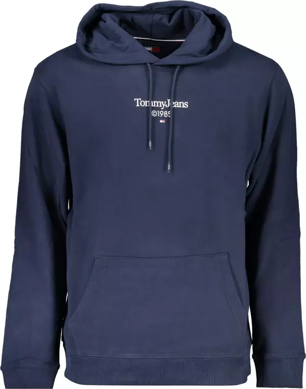 Blue Cotton Men's Sweatshirt