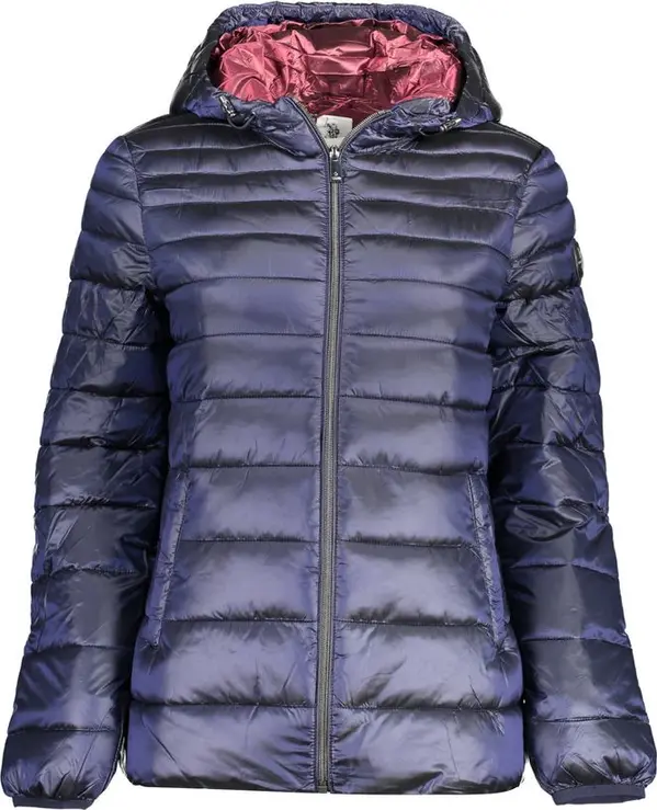 Blue Nylon Womens Jacket