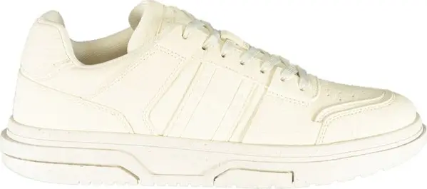 White Polyester Women Sandal