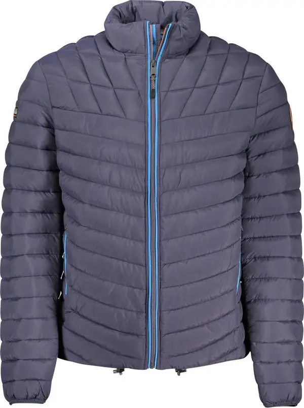Blu Poliammide Men Jacket