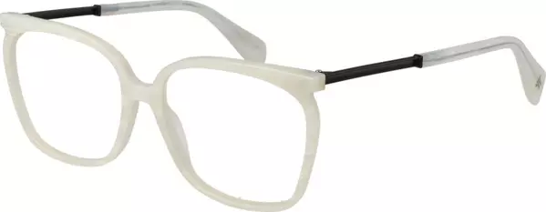 White Plastic Glasses (Frames)