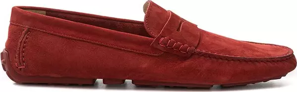 Bordeaux Leather Moccassin