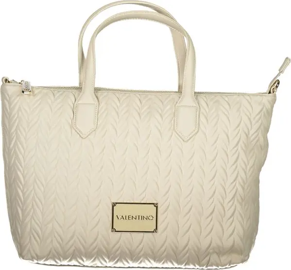 White Polyurethane Women's Bag