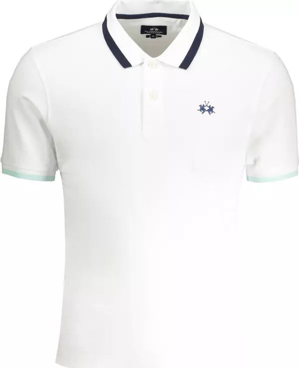 White Cotton Polo Shirt