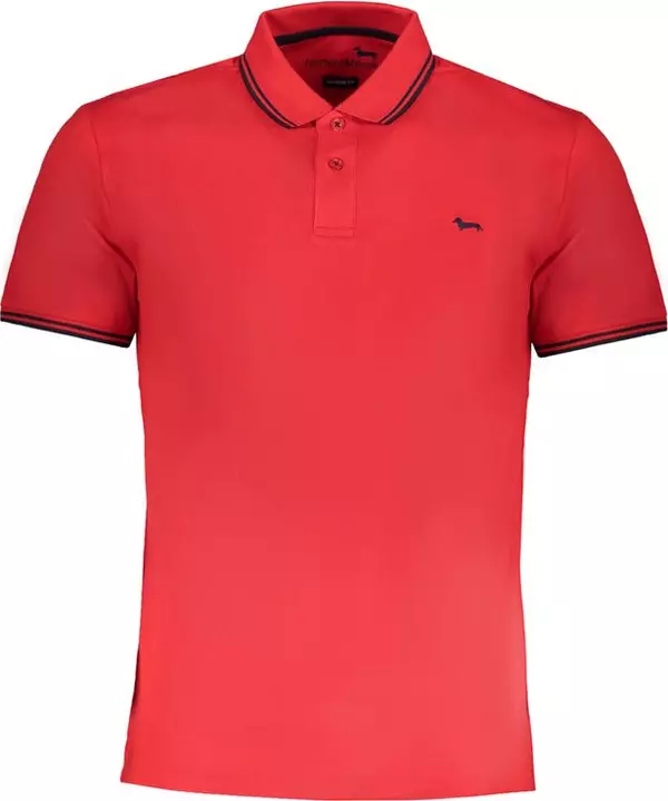 Red Cotton Polo Shirt