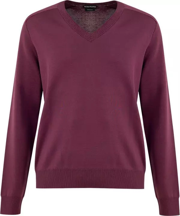Purple Silk Sweatshirt