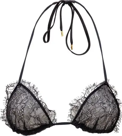 Black Polyamide Bra