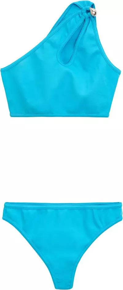 Turquoise Polyamide Bikini