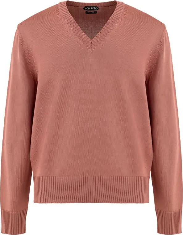 Pink Silk Sweatshirt