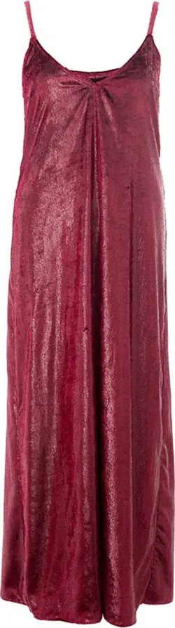 Bordeaux Polyester Cocktail Dress