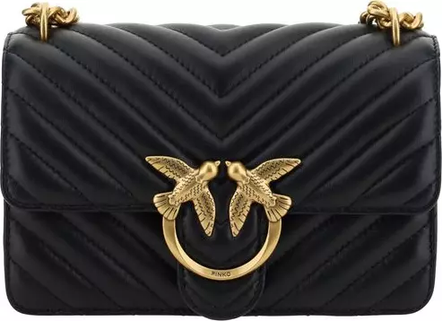 Black Calf Leather Bos Taurus Shoulder Bag
