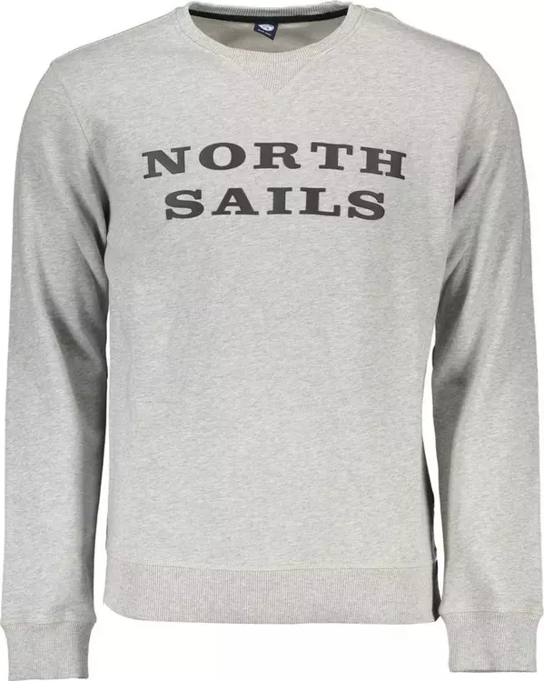 Grigio Cotton Men Sweatshirt