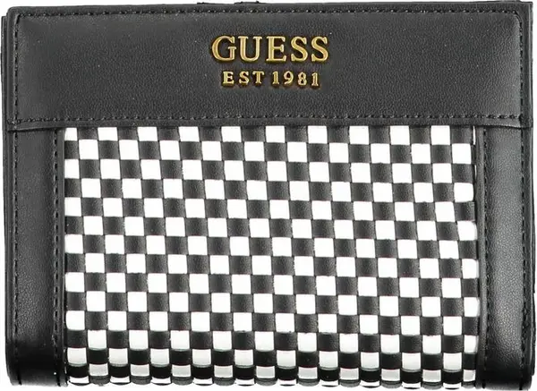 Black Polyurethane Women Wallet