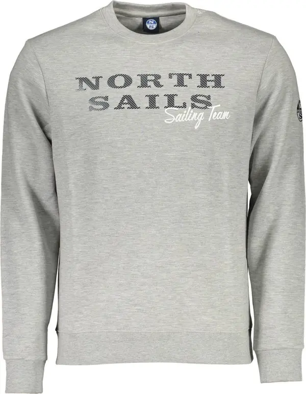 Grigio Cotton Men Sweatshirt