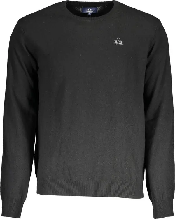 Black Wool Men's Sweater