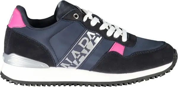 Blue Polyester Women Sneaker
