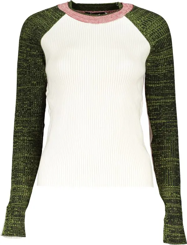 White Viscose Women Sweater