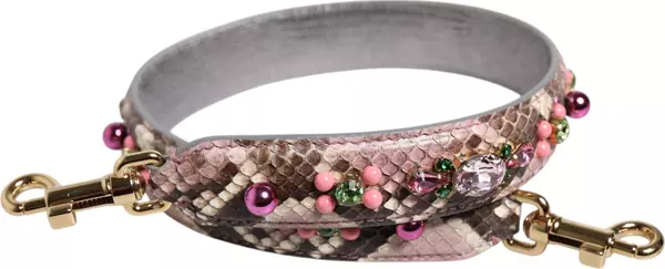 Multicolor Embellished Handbag Shoulder Strap