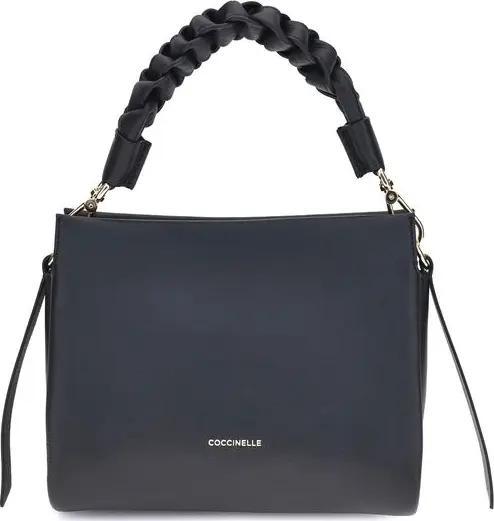 Black Calf Leather Bos Taurus Handbag