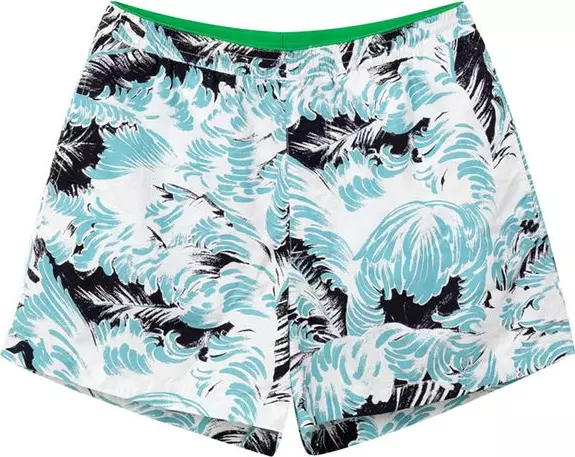 White Polyamide Swim Shorts