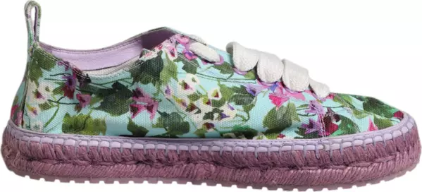 Multicolor Canvas Espadrilles Sneakers Shoes
