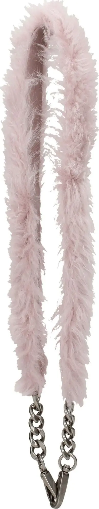 Pink Fur Shoulder Bag
