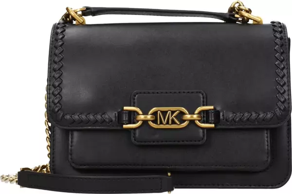 Black Leather Shoulder Bag