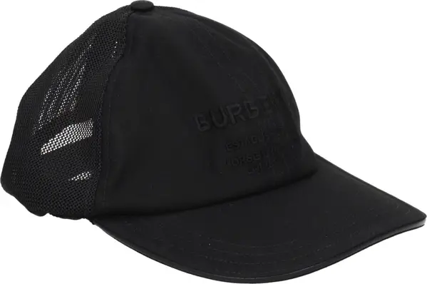 Black Cotton Cap (Baseball Hat)
