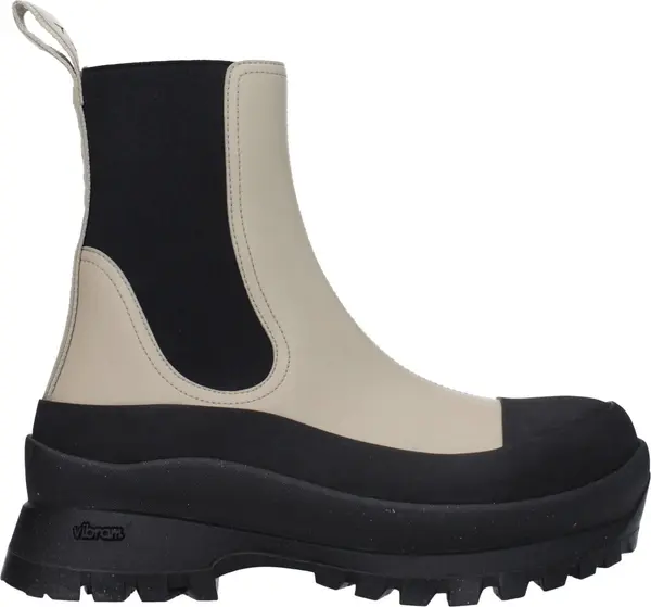 Black Leather Ankle Boots