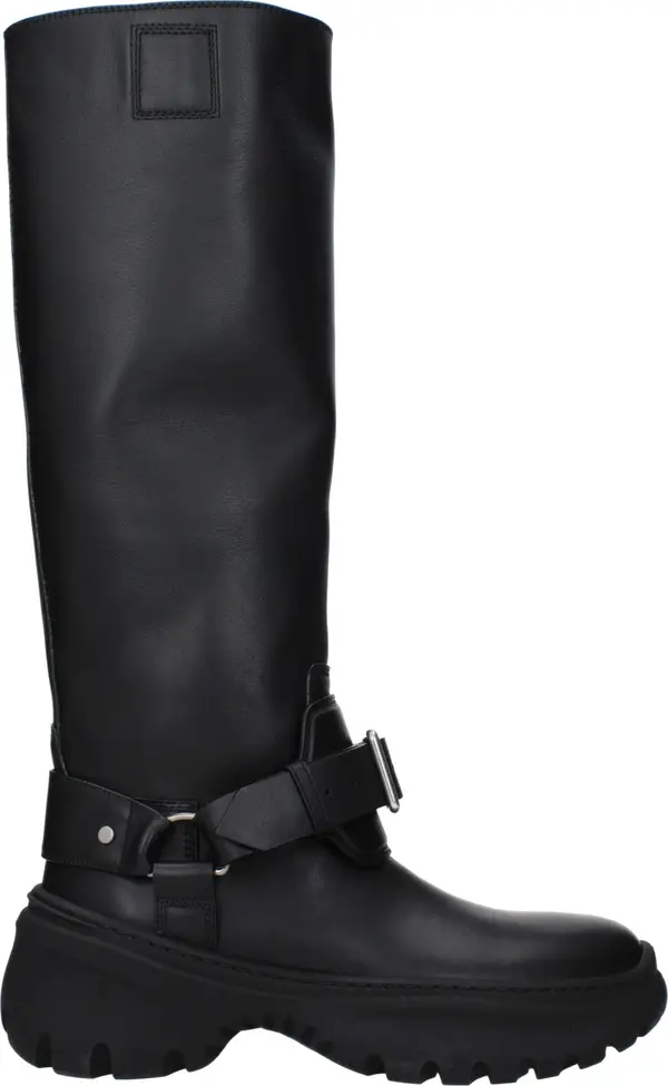 Black Leather Boots