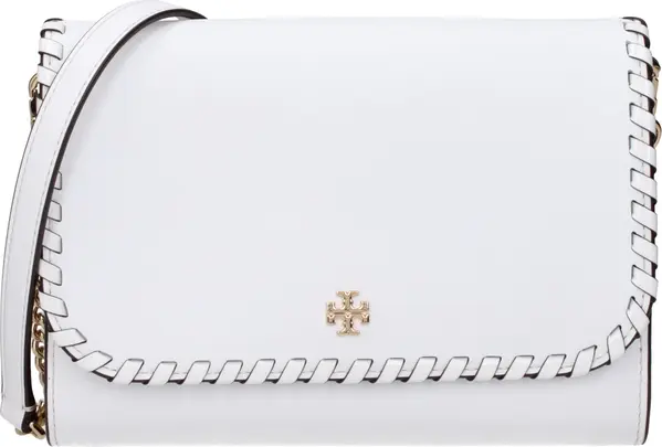 White Leather Clutch Bag