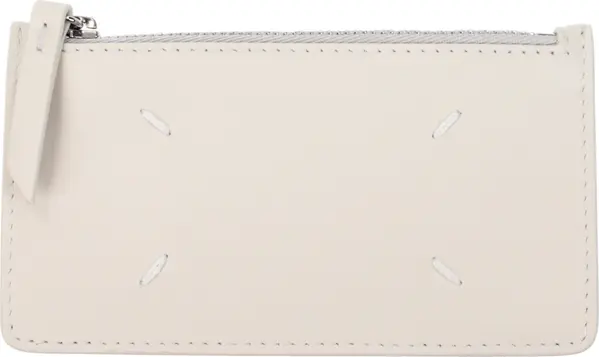 Beige Leather Wallet