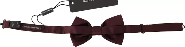 Silk Polka Dot Adjustable Neck Bow Tie Papillon