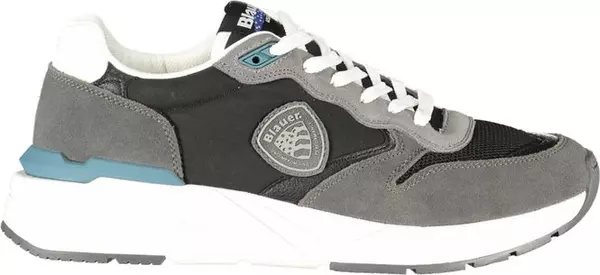 Nero Polyurethane Men Sneaker